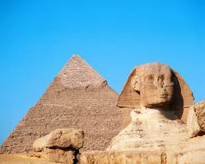 Pyramid and Sphinx