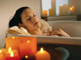 Relaxing In Tub